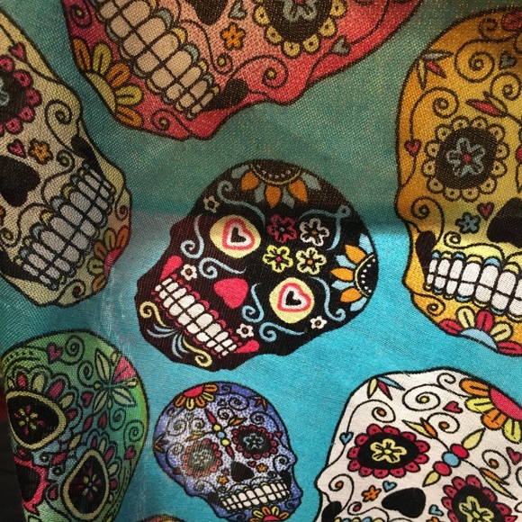 Sugar Skull Scarf - Picture 7 of 7